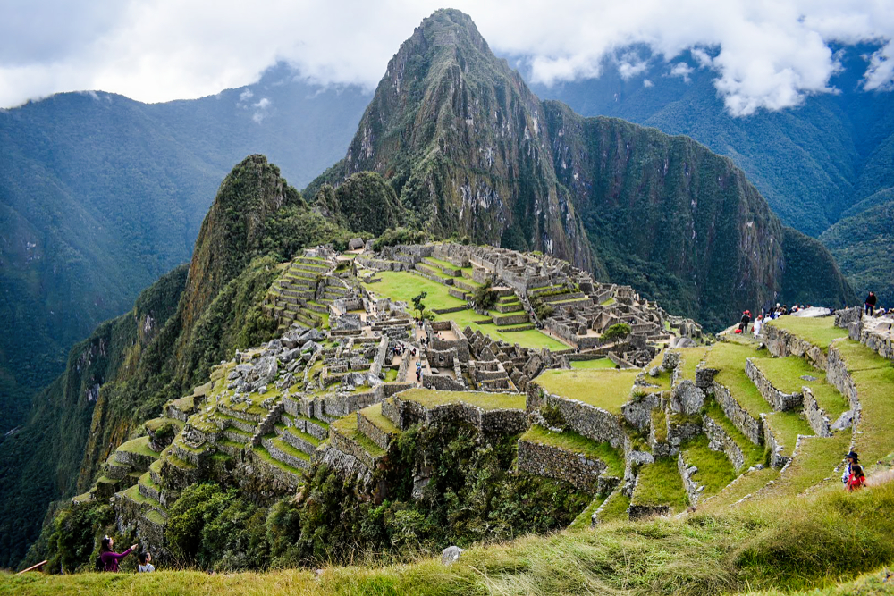 Traseul trenului Andean Explorer surprins într-o fotografie panoramică