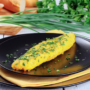 omletă franțuzească pe o frafurie