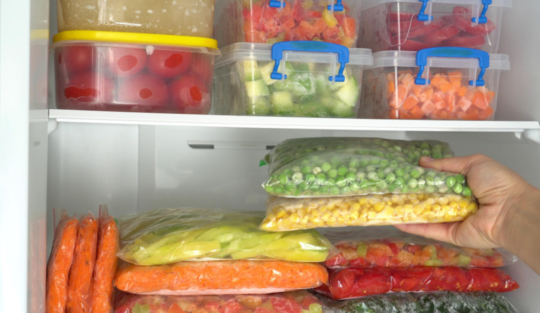 Alimente pe care le poți congela, depozitate la rece