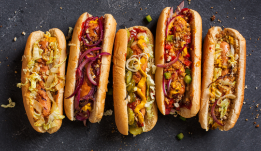 5 bucăți de hot dog perfect