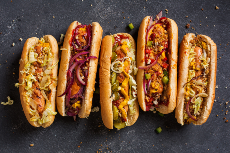 5 bucăți de hot dog perfect