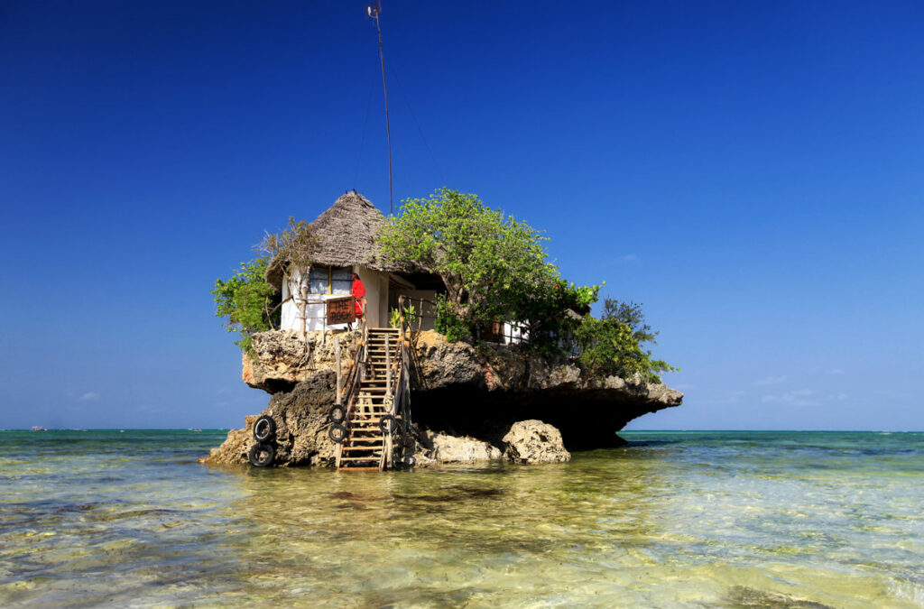 Restaurantul the Rock din Zanzibar