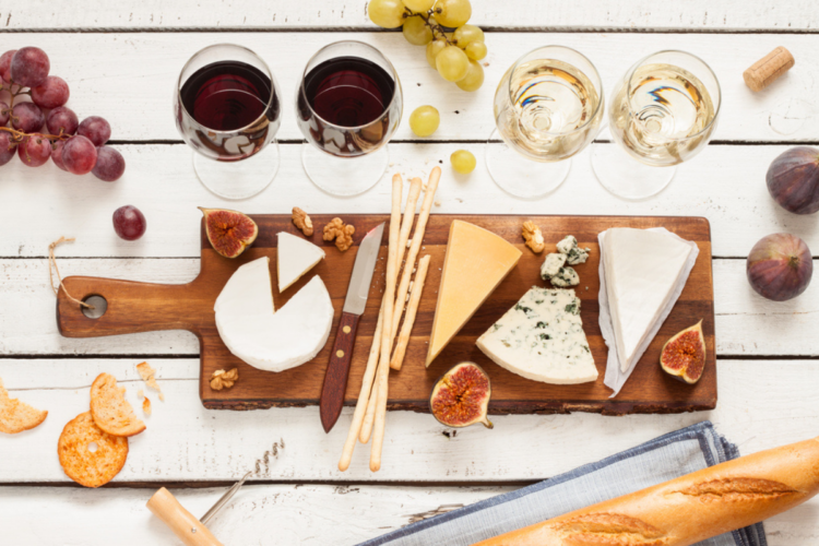 combinații de vin cu brânză