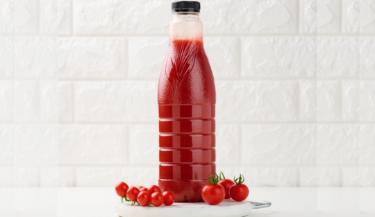 Suc de roșii pentru iarnă, în sticle de plastic: rețeta rapidă