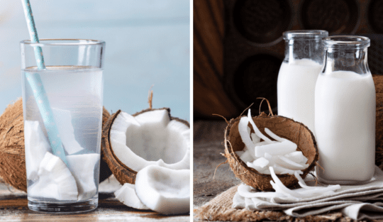 Apa de cocos vs. laptele de cocos. La ce se folosesc și ce beneficii au
